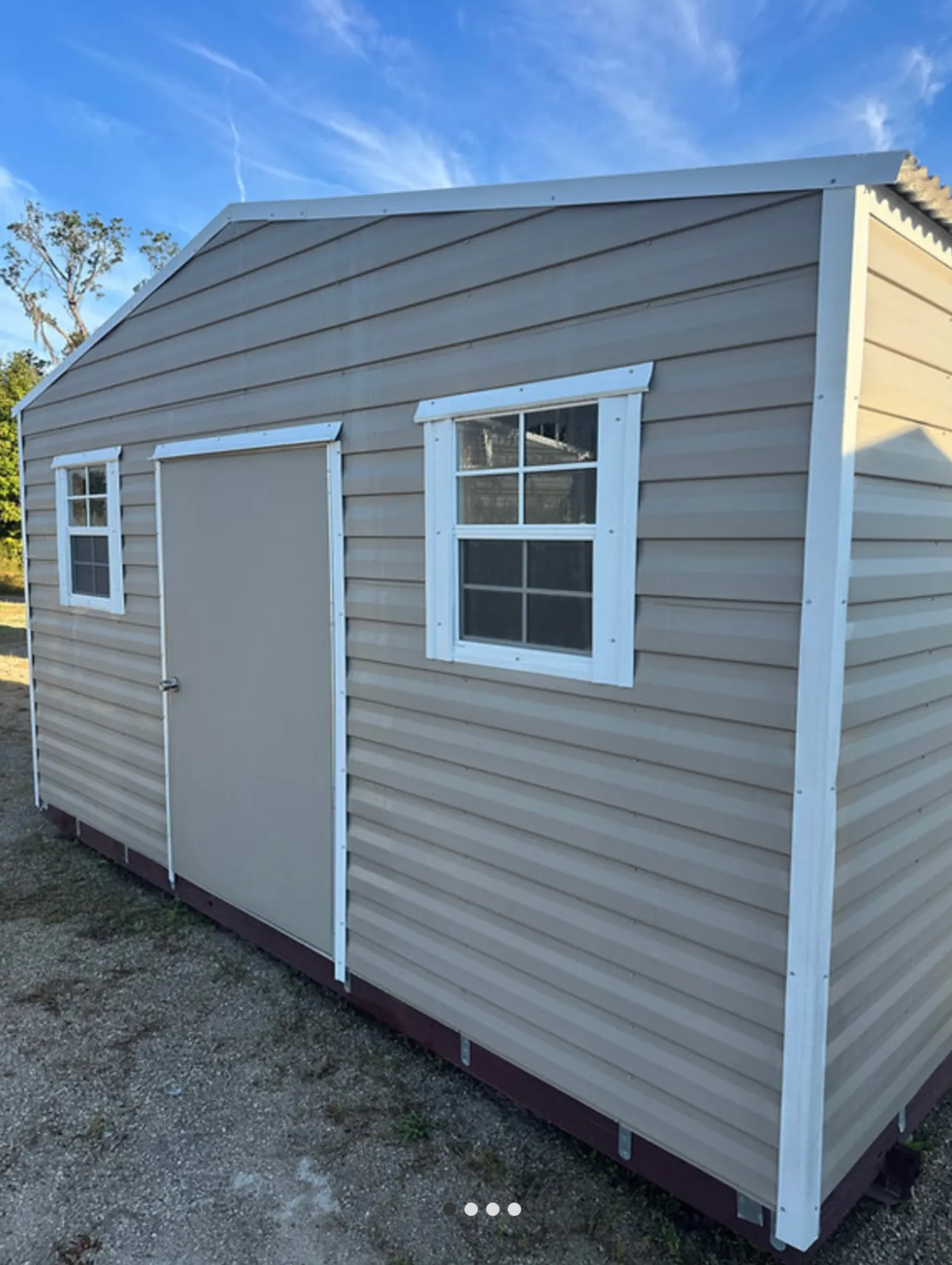 Range of garden shed sizes for a Northeast Florida backyard