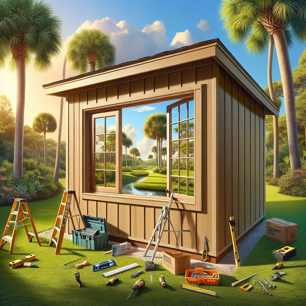 Shed Windows Installation