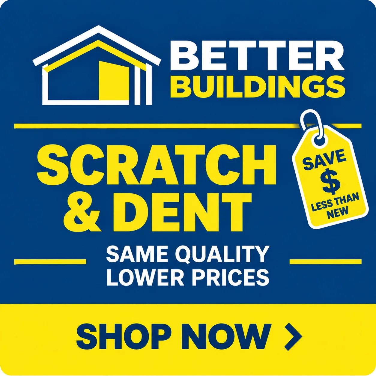 Scratch and Dent buildings at Better Buildings Florida
